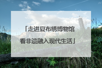 走进夏布绣博物馆 看非遗融入现代生活